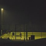 floodlit football pitch